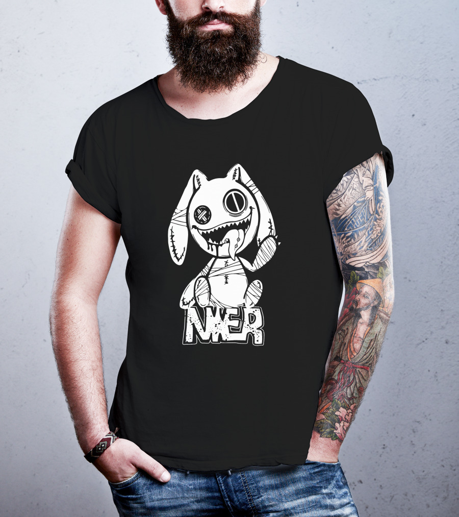 Nier Automata Scariest Rabbit Graphic Nier Tokyo Shop T-Shirt