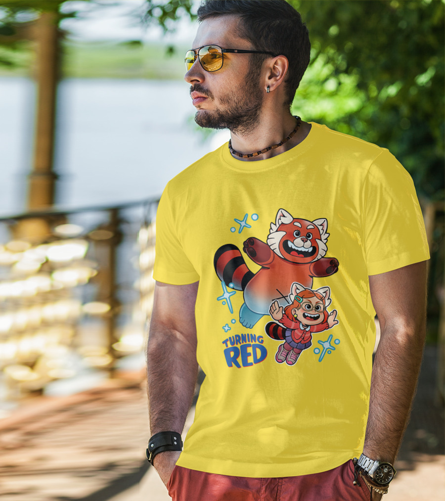 Turning Red Mario Bros 3 Redz The Artist T-Shirt