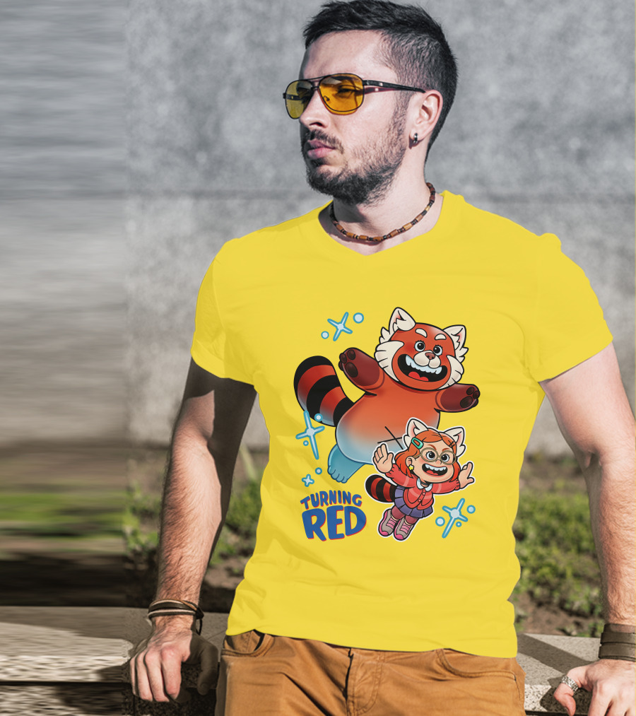 Turning Red Mario Bros 3 Redz The Artist T-Shirt