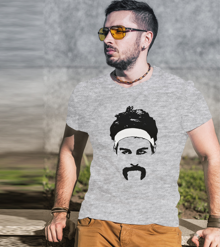 Drew Timme Mustache Gonzaga Fan Big Head T-Shirt
