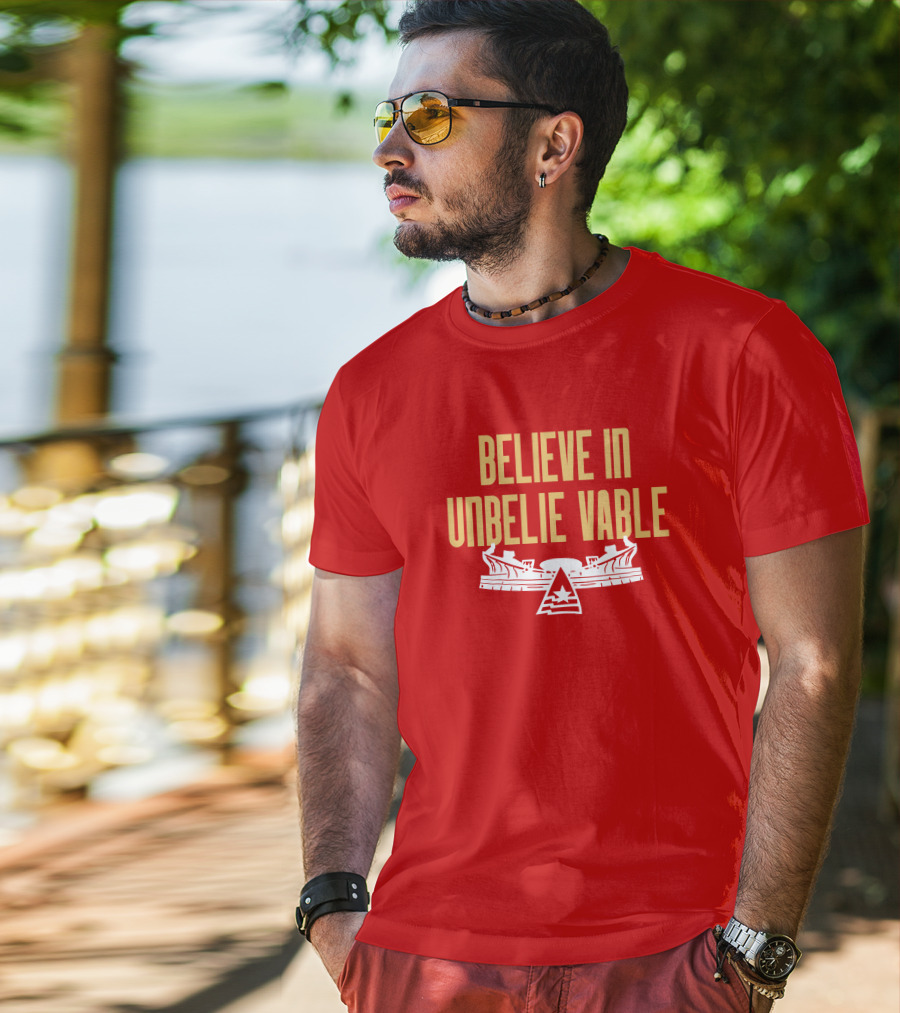 Ronald Jones Chiefsaholic Believe In Unbelievable T-Shirt