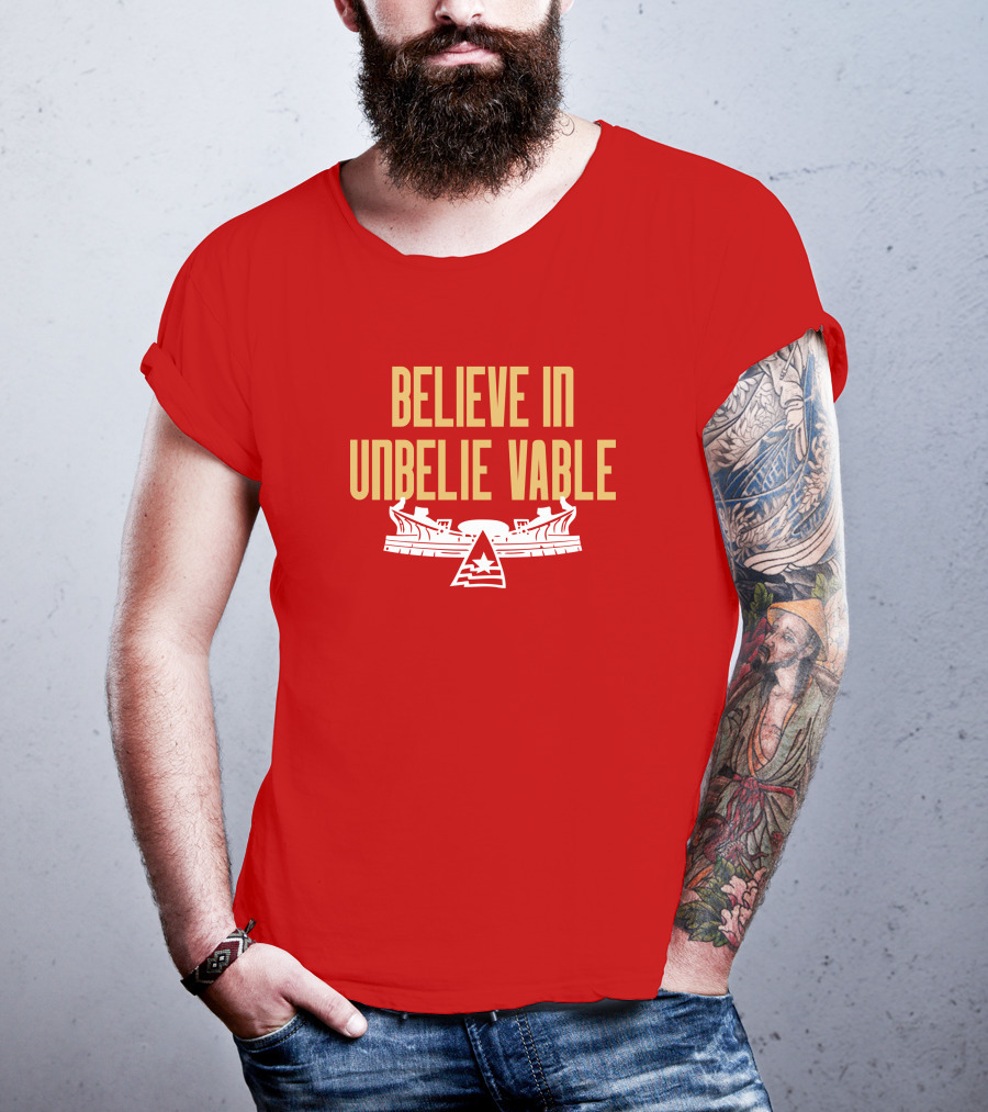 Ronald Jones Chiefsaholic Believe In Unbelievable T-Shirt