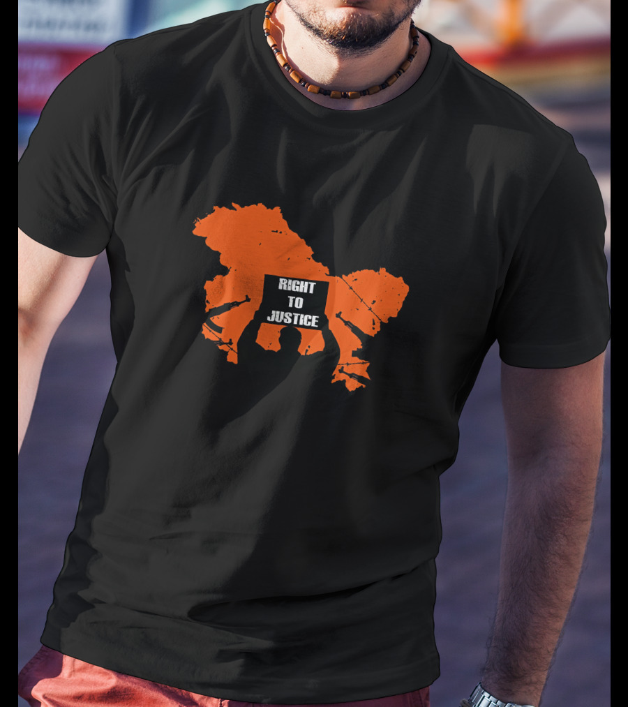 Vivek Ranjan Agnihotri Right To Justice Genocide Akshay Dhanak Kashmir Map T-Shirt