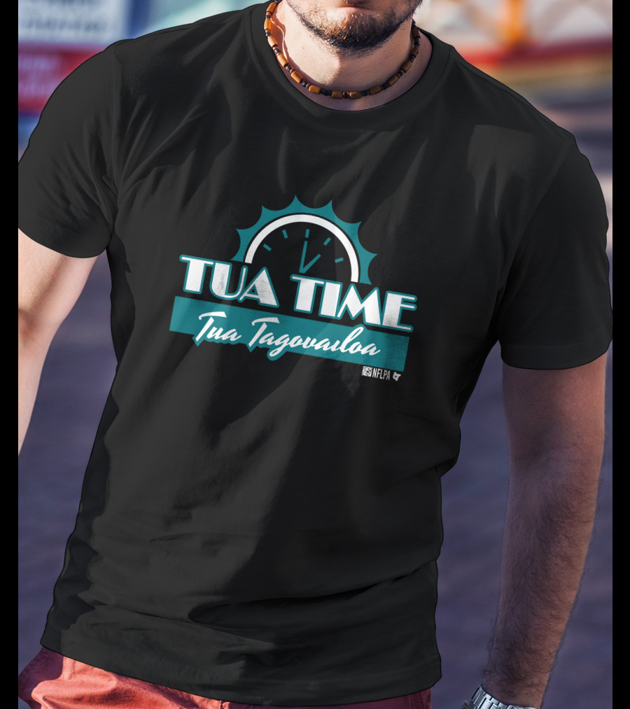 Tua Time Tua Tagovailoa Clock NFLPA T-Shirt