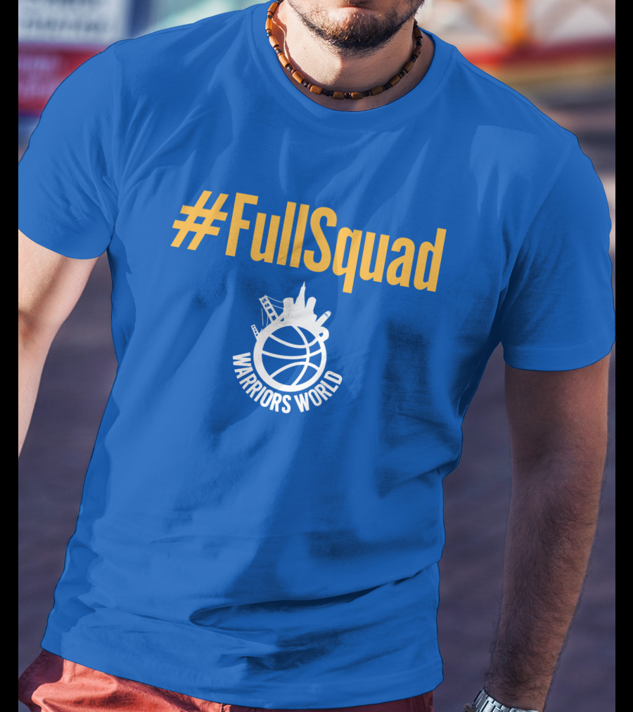 FullSquad Warriors World Basketball Skyline T-Shirt