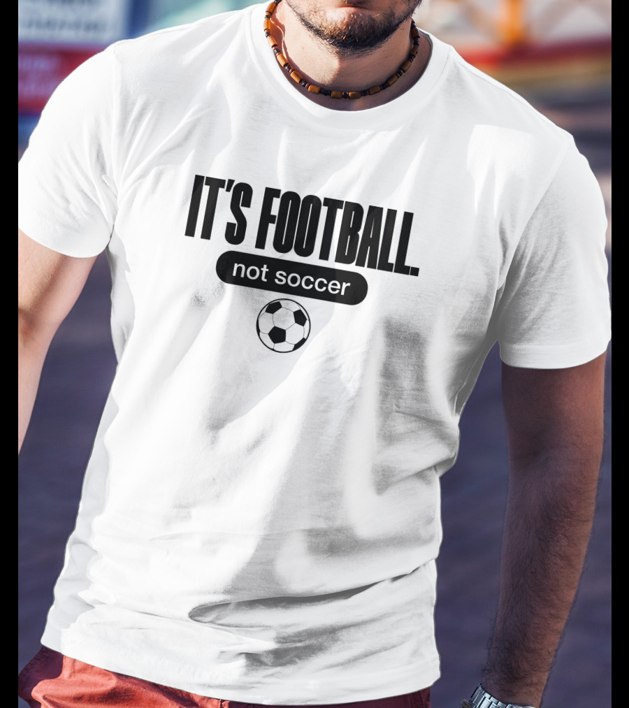 It's Football Not Soccer NBA 2K Uki Soccer Ball T-Shirt
