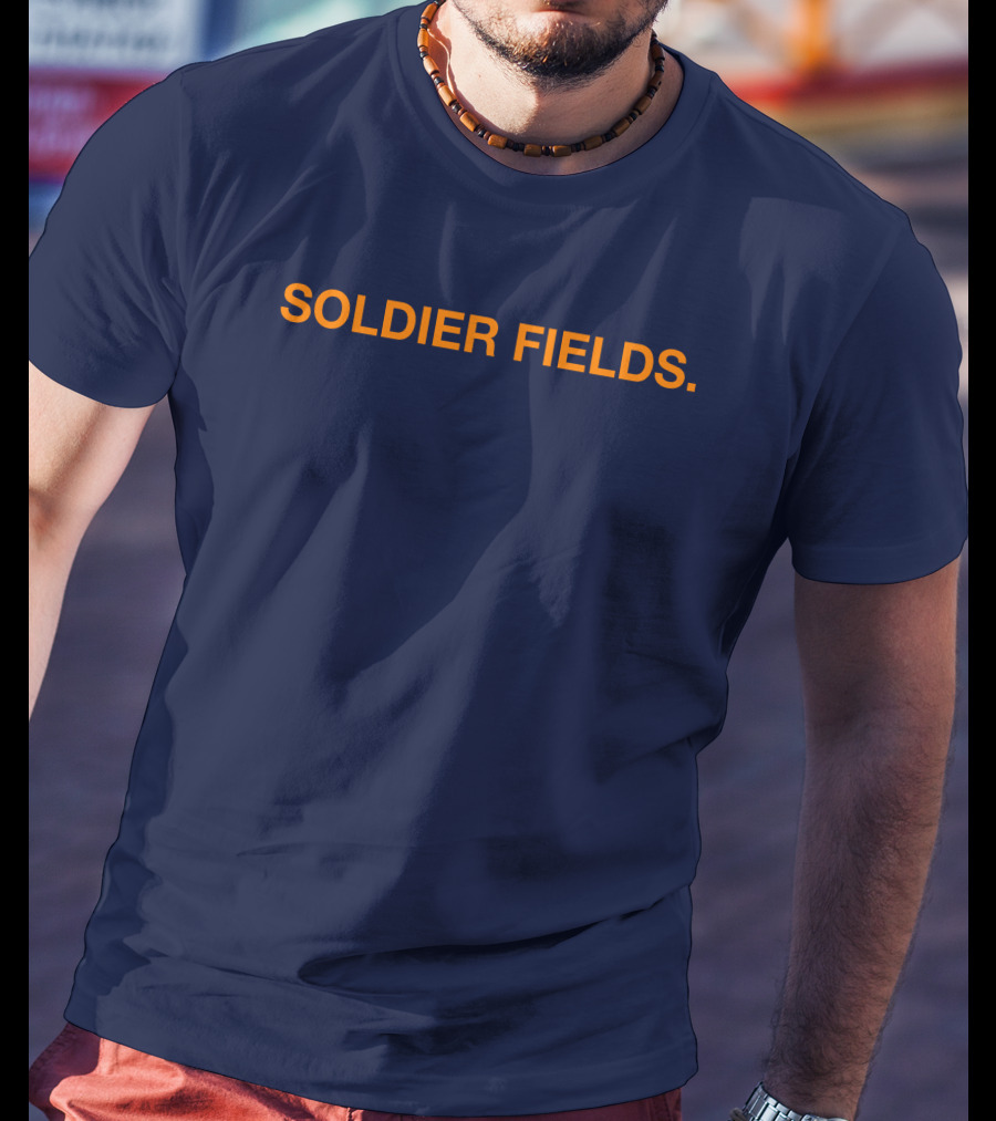 Soldier Fields Football Stadium Chicago Bears Inspiration T-Shirt
