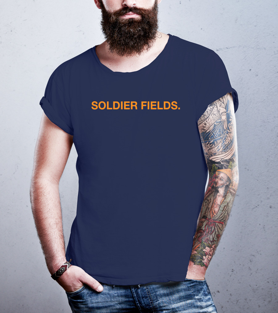 Soldier Fields Football Stadium Chicago Bears Inspiration T-Shirt