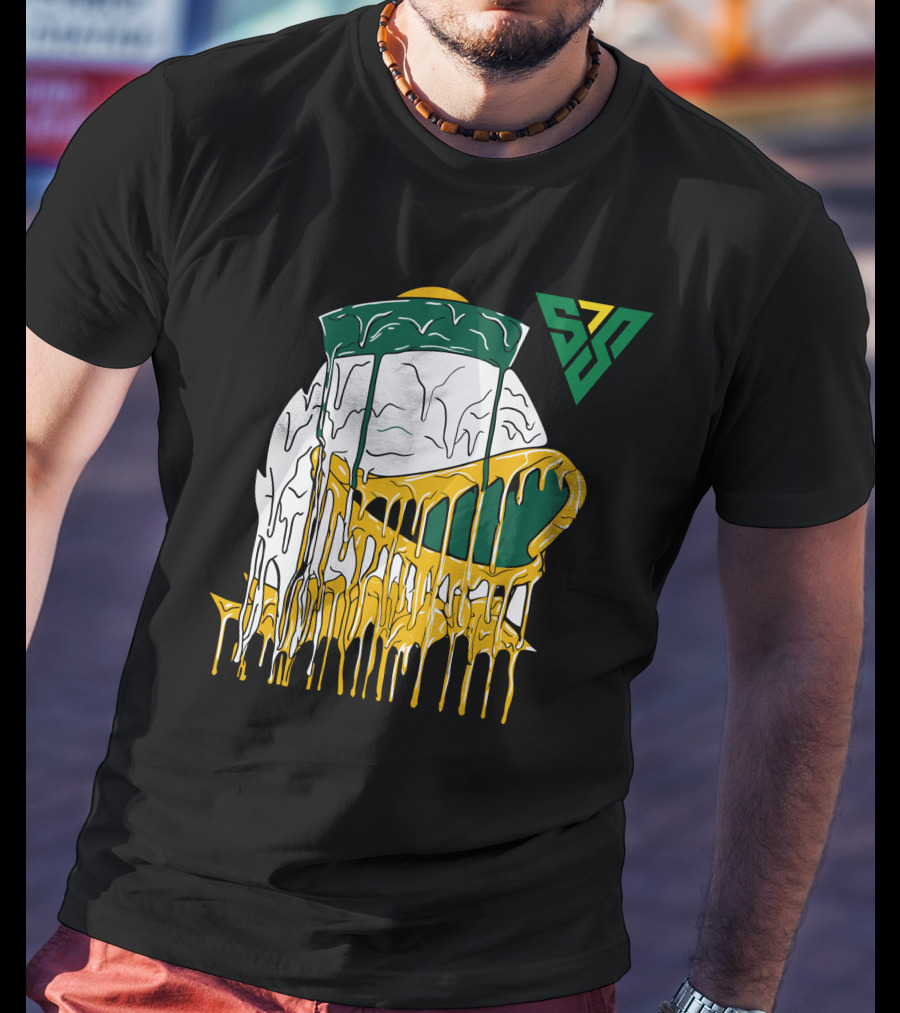 Lackavelli Shop Meltdown Drip Cheese Hat Logo 77 T-Shirt