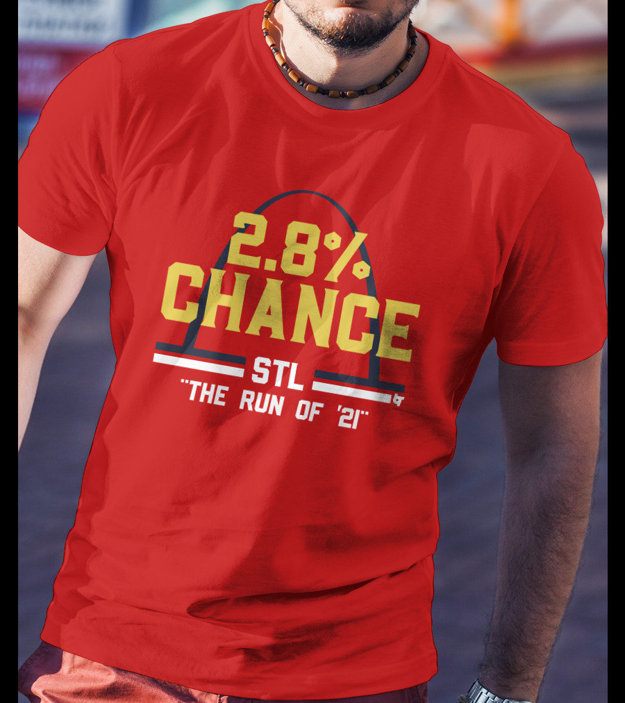 2.8% Chance STL The Run Of '21 T-Shirt