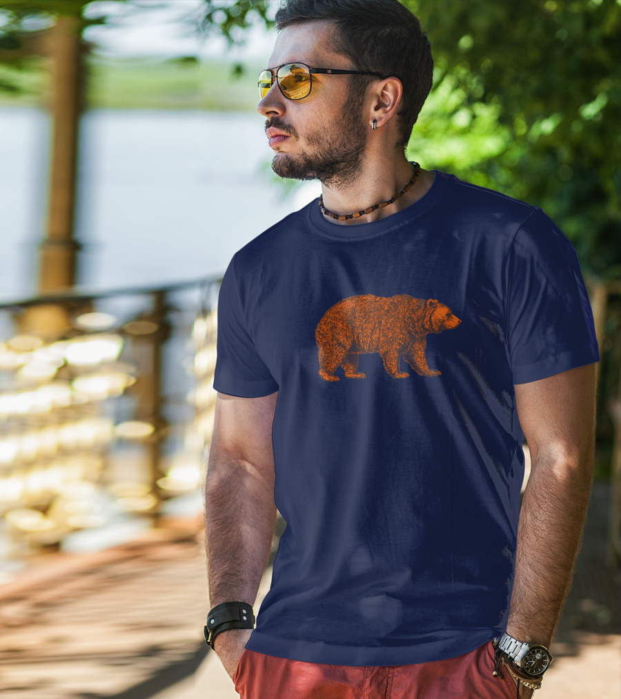 Obvious Hoge Walking Bear BnBears Jahns T-Shirt