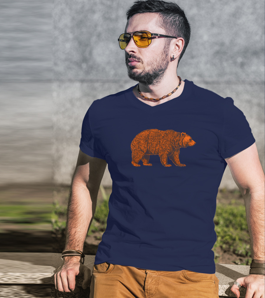 Obvious Hoge Walking Bear BnBears Jahns T-Shirt