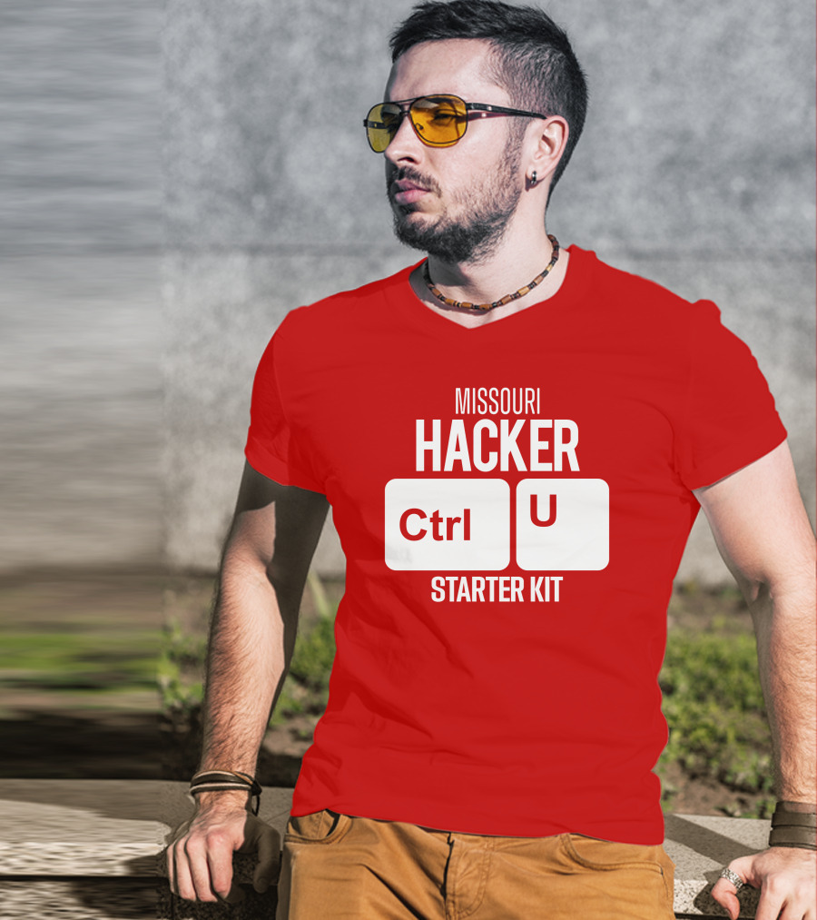 Missouri Hacker Ctrl U Starter Kit T-Shirt