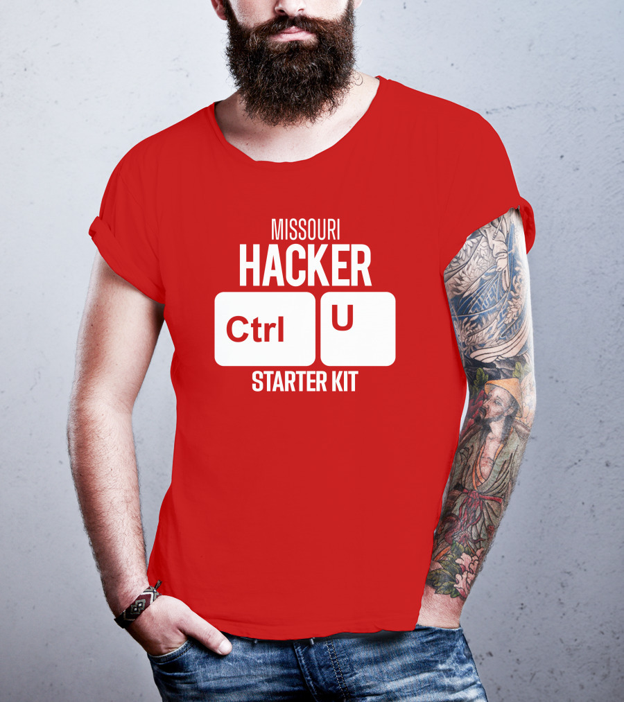 Missouri Hacker Ctrl U Starter Kit T-Shirt