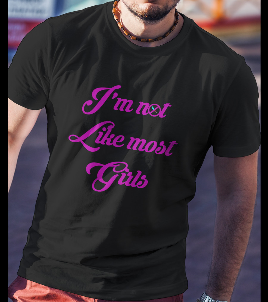 I'm Not Like Most Girls Purple T-Shirt