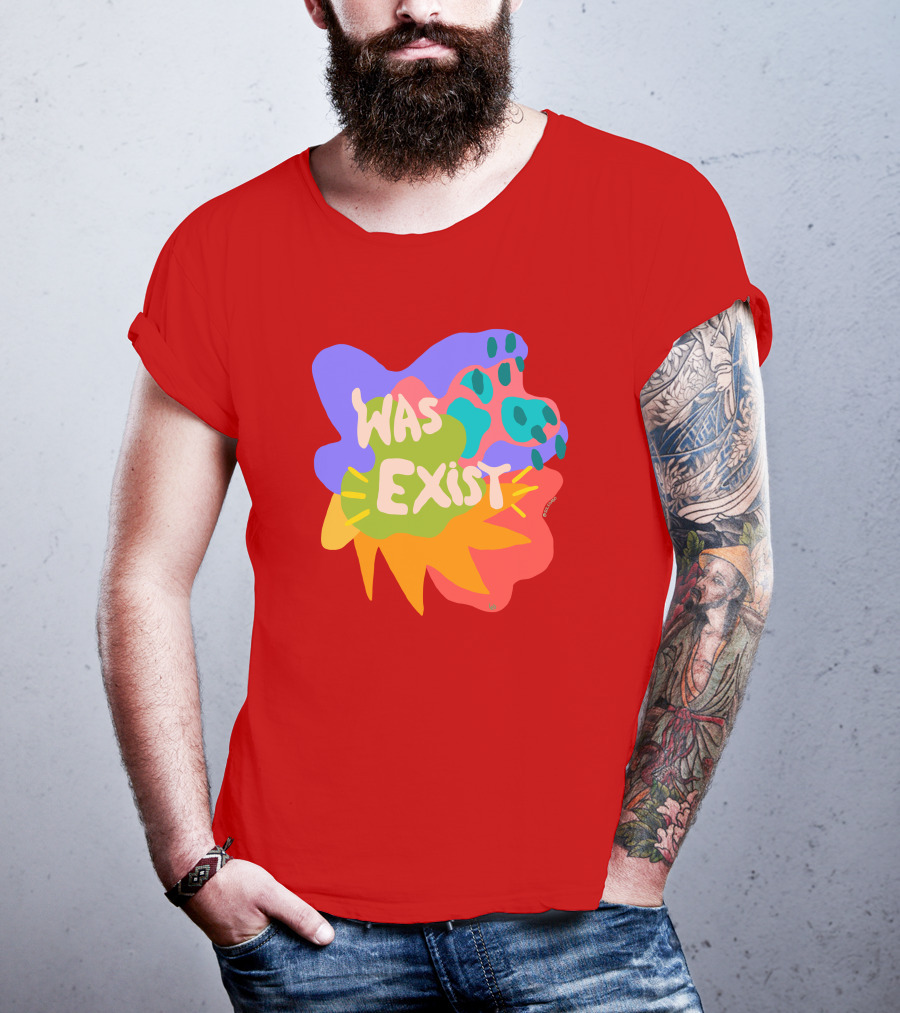 Soleoado Leȯ Was Exist Was Exist Colorful Abstract T-Shirt