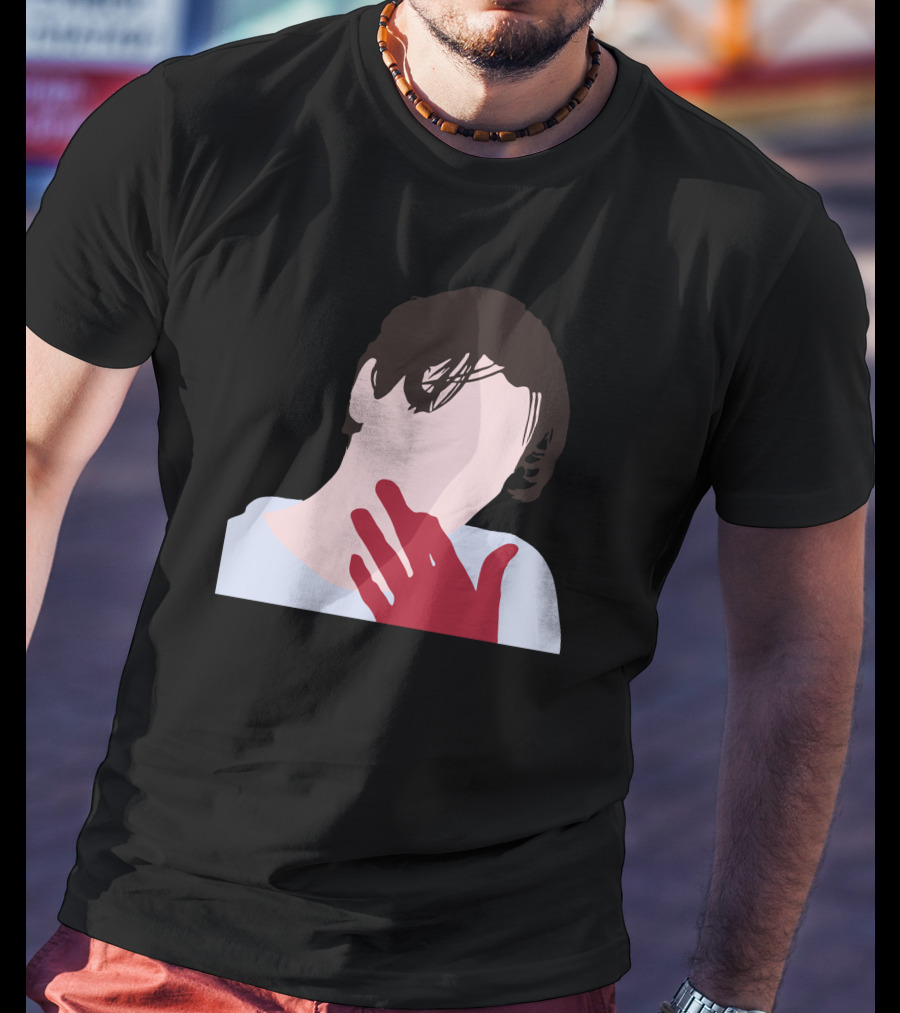 Billy Loomis Graphic Red Hand Monochrome Face T-Shirt