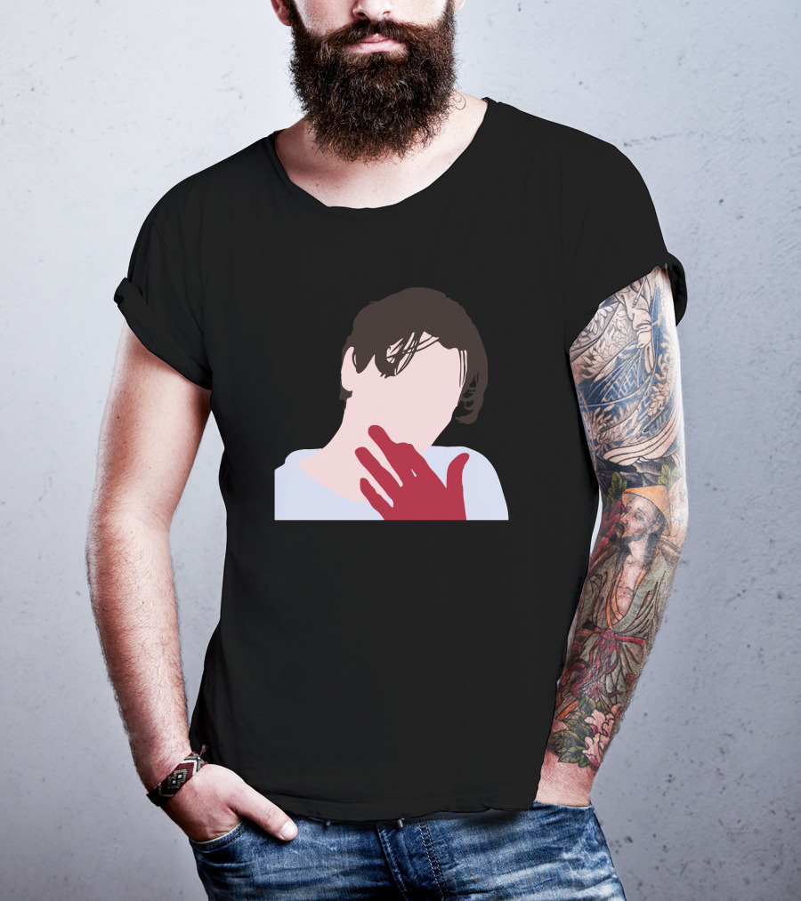 Billy Loomis Graphic Red Hand Monochrome Face T-Shirt