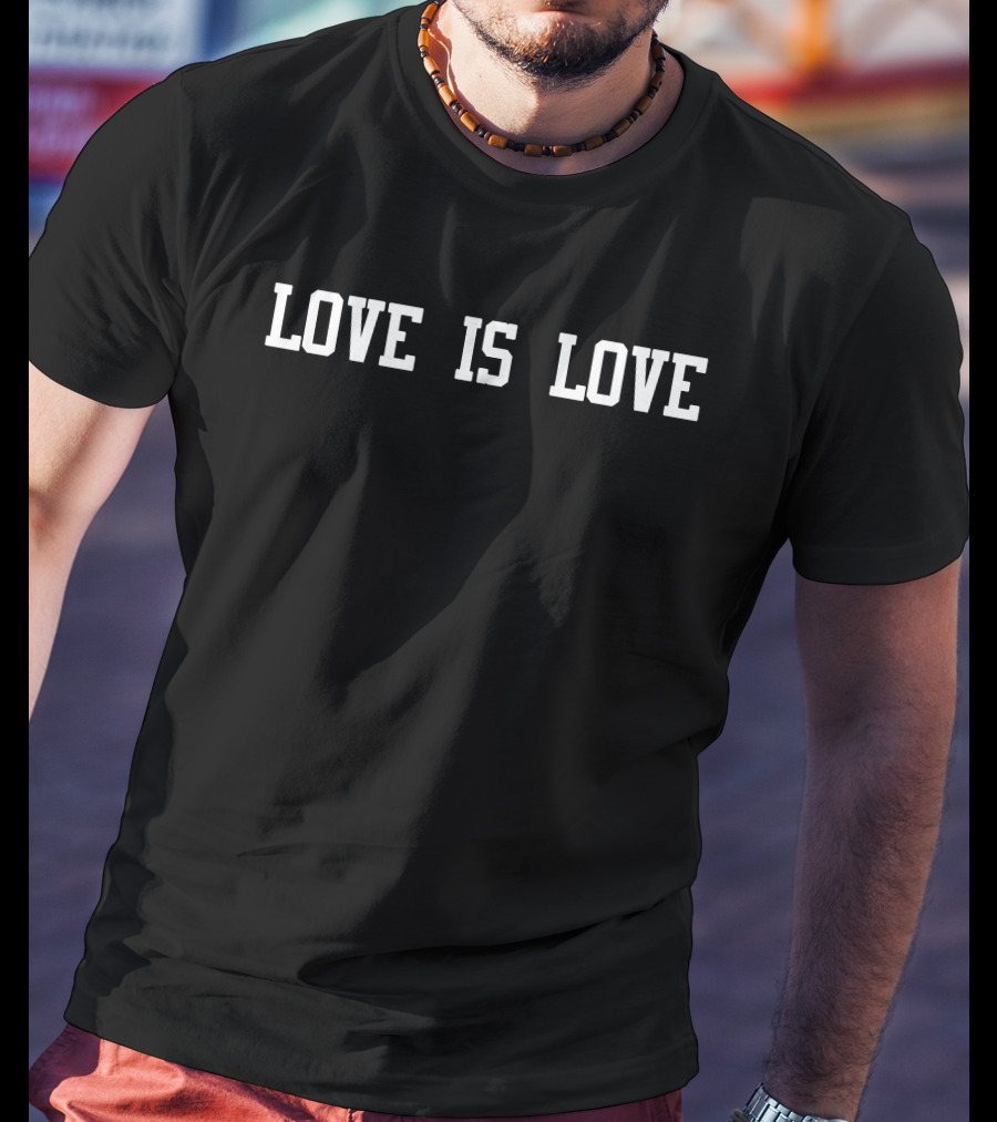 Rashami Desai Love Is Love Multicolor Pride Message T-Shirt