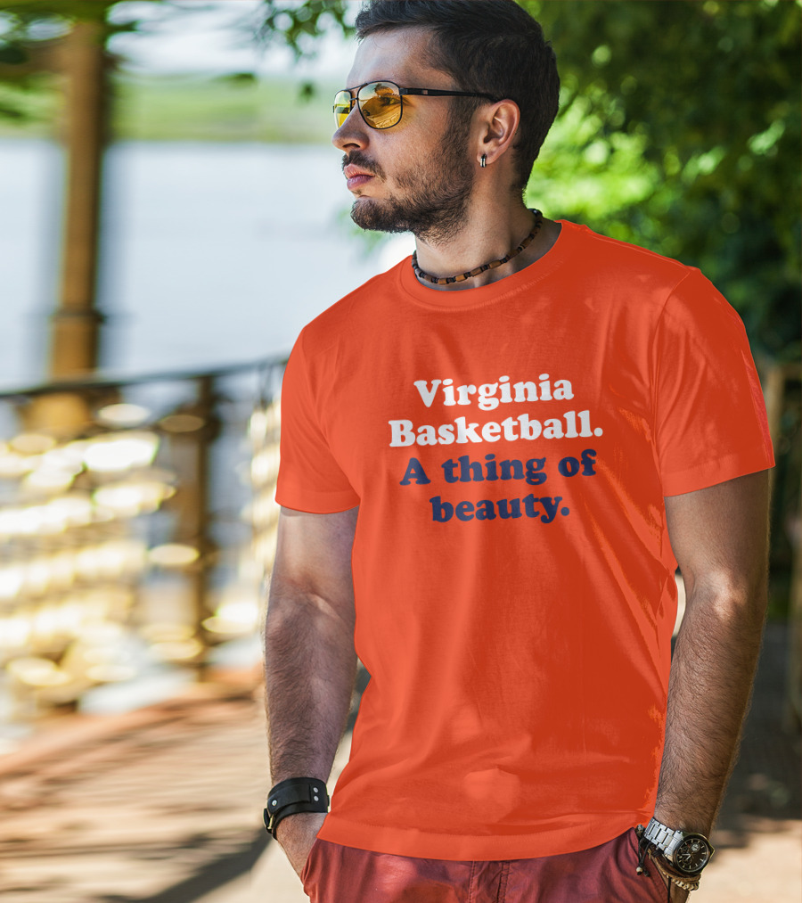 Virginia Basketball A Thing Of Beauty Orange T-Shirt