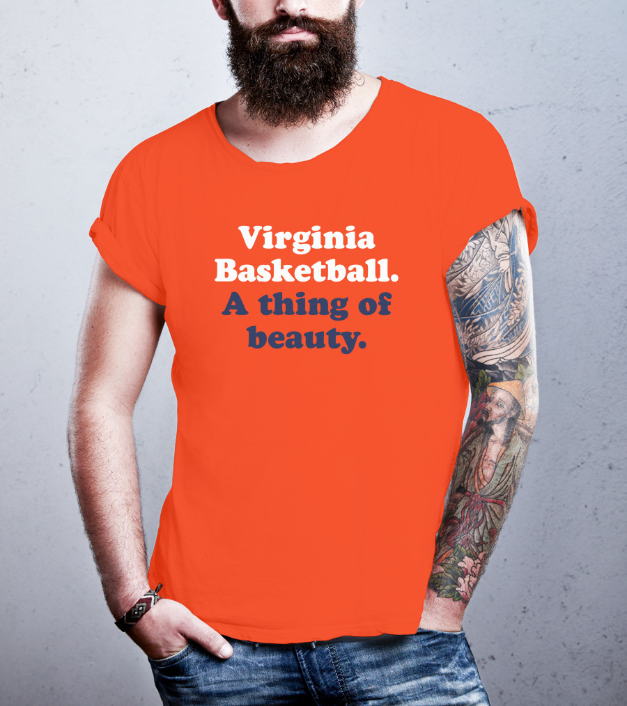Virginia Basketball A Thing Of Beauty Orange T-Shirt