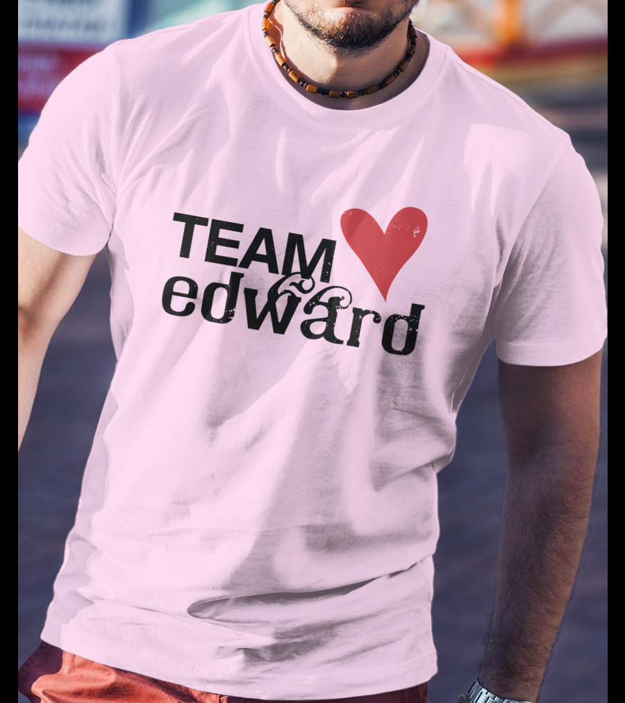Team Edward Heart Taylor Lautner SNL T-Shirt