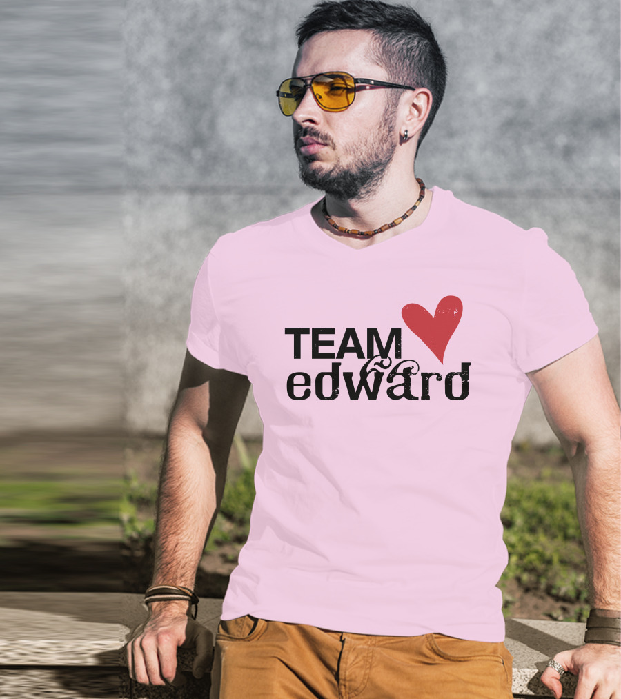Team Edward Heart Taylor Lautner SNL T-Shirt