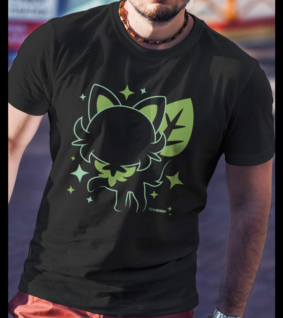 Merch Land Grass Cat Sprigatito Team Shiny Adrive Tk Leaf Stars T-Shirt