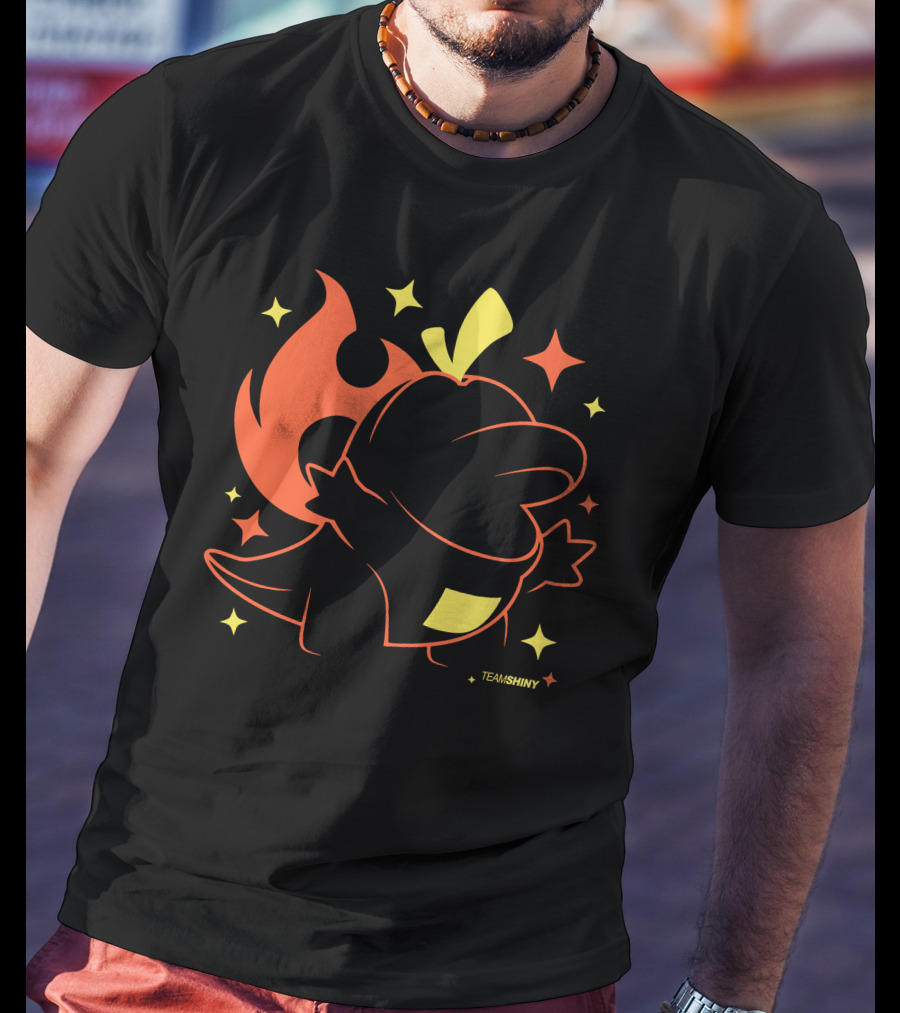 Fuecoco Team Shiny Fire Croc Merch Land Adrive Tk T-Shirt