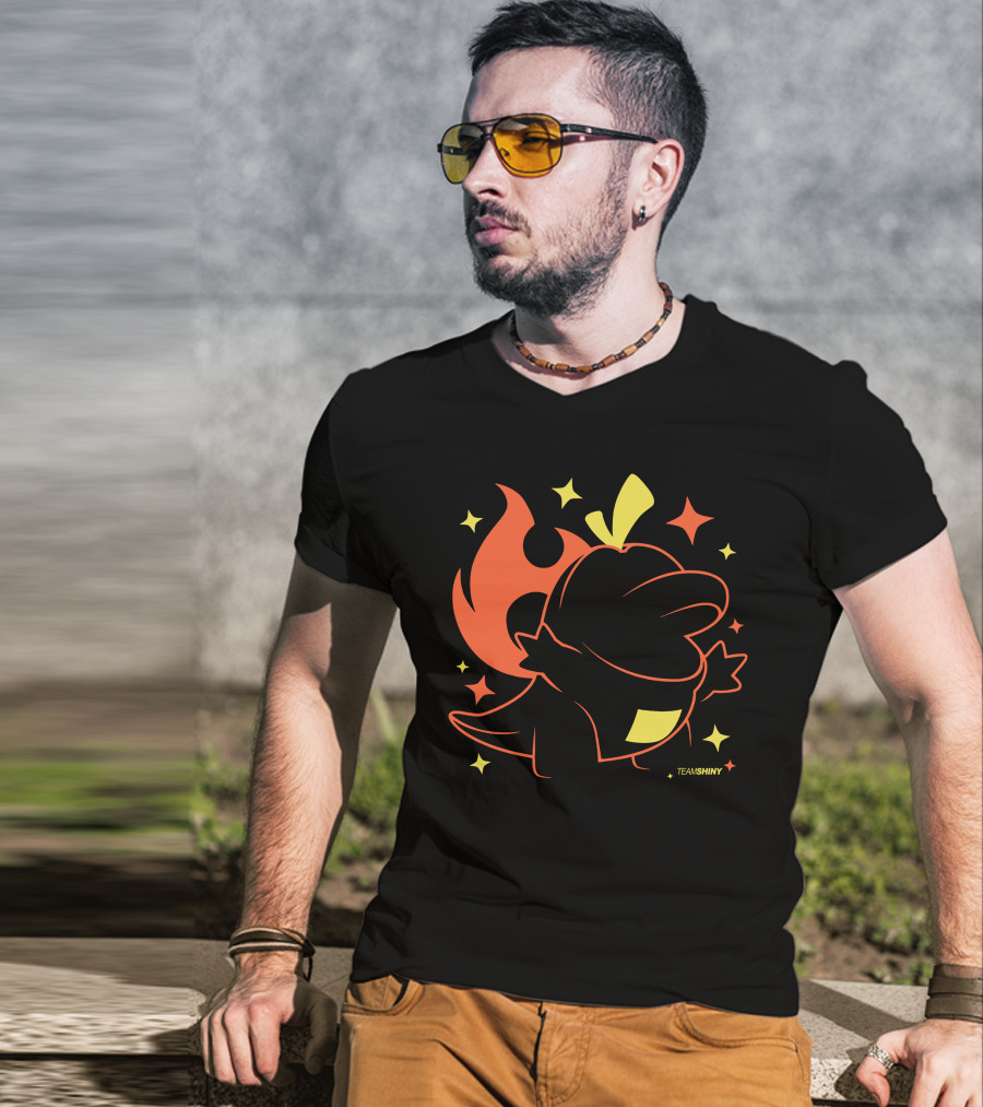 Fuecoco Team Shiny Fire Croc Merch Land Adrive Tk T-Shirt