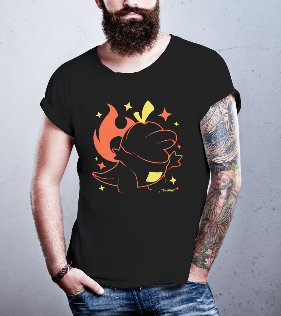 Fuecoco Team Shiny Fire Croc Merch Land Adrive Tk T-Shirt