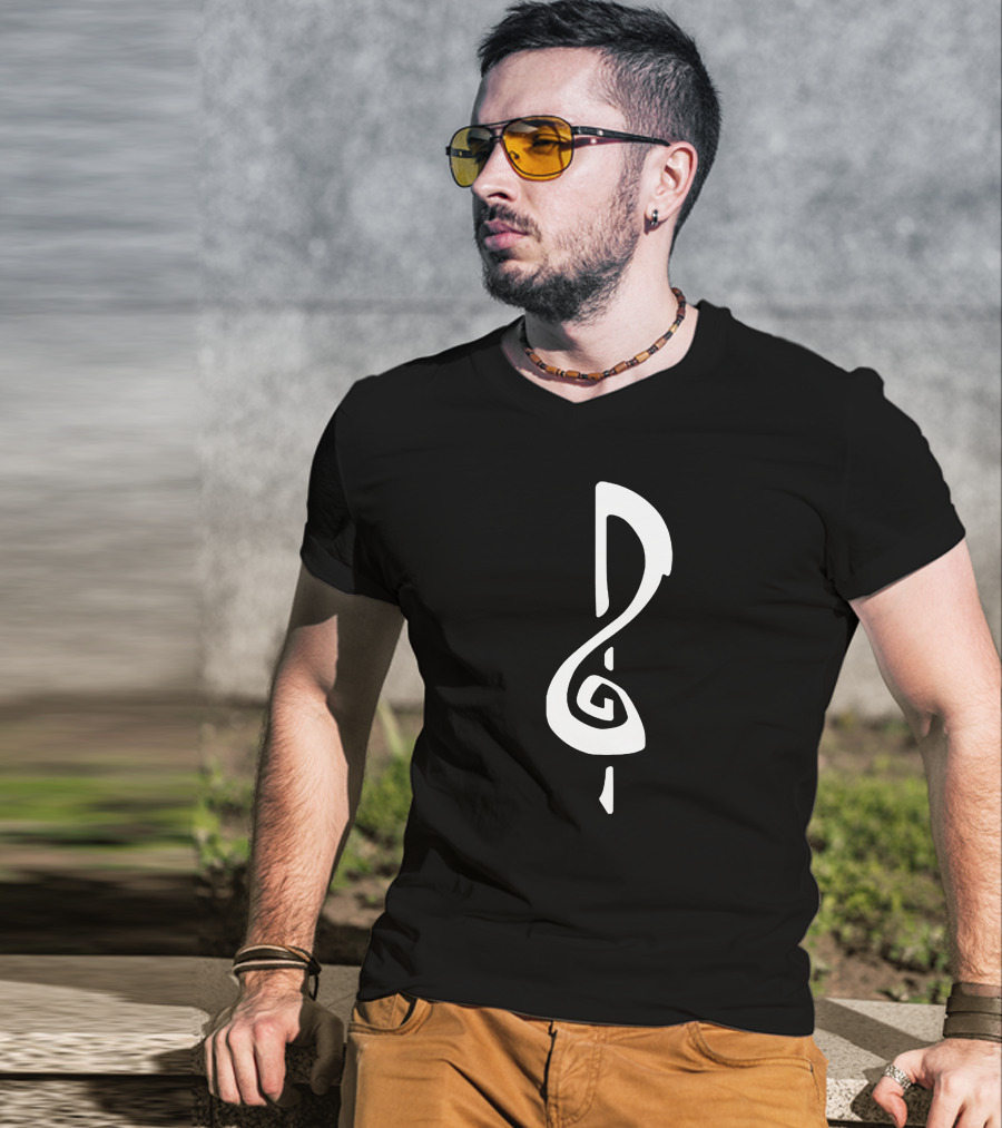 Robaroba Soundfall Treble Clef T-Shirt