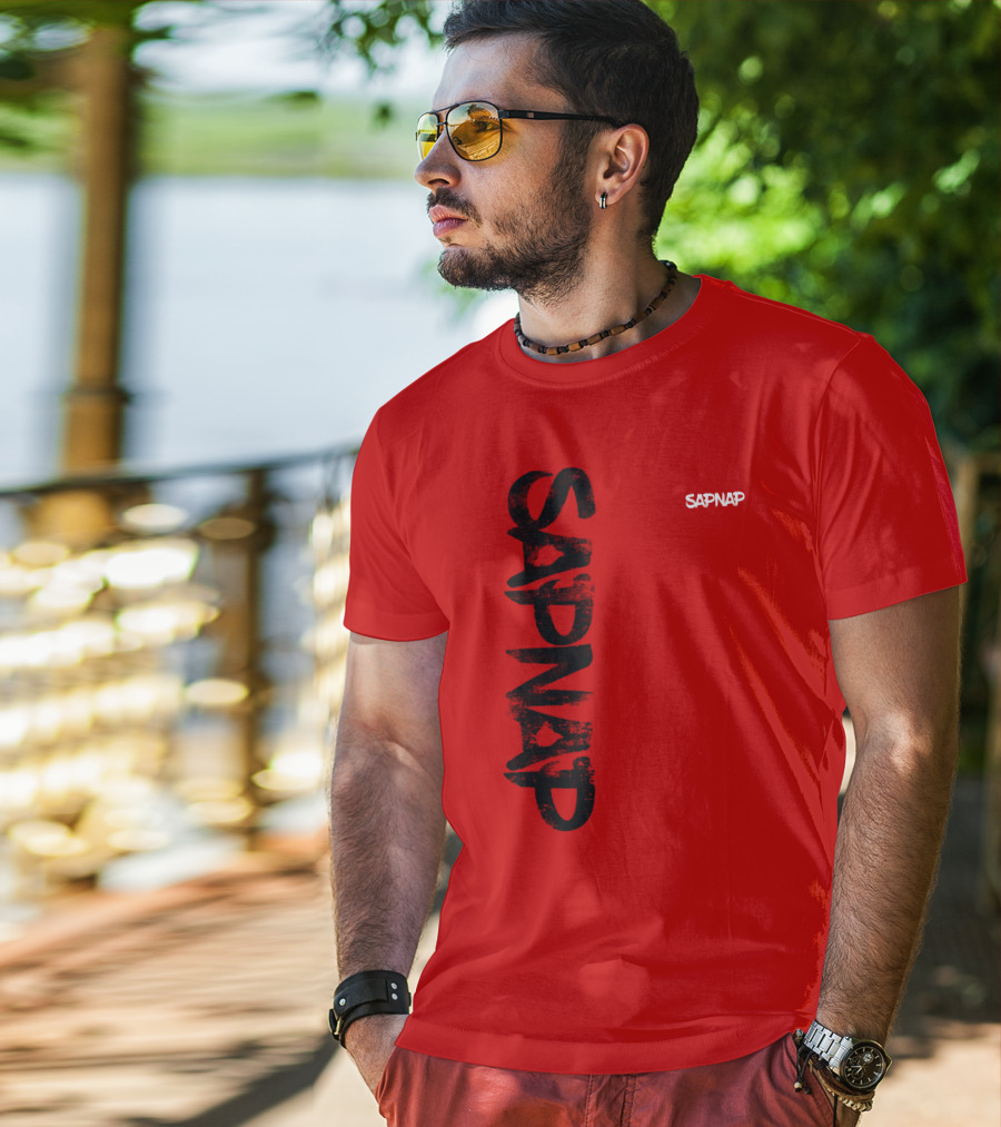 Sapnap Merch Store Sapnap Text Bold Graphic Dt Updates T-Shirt