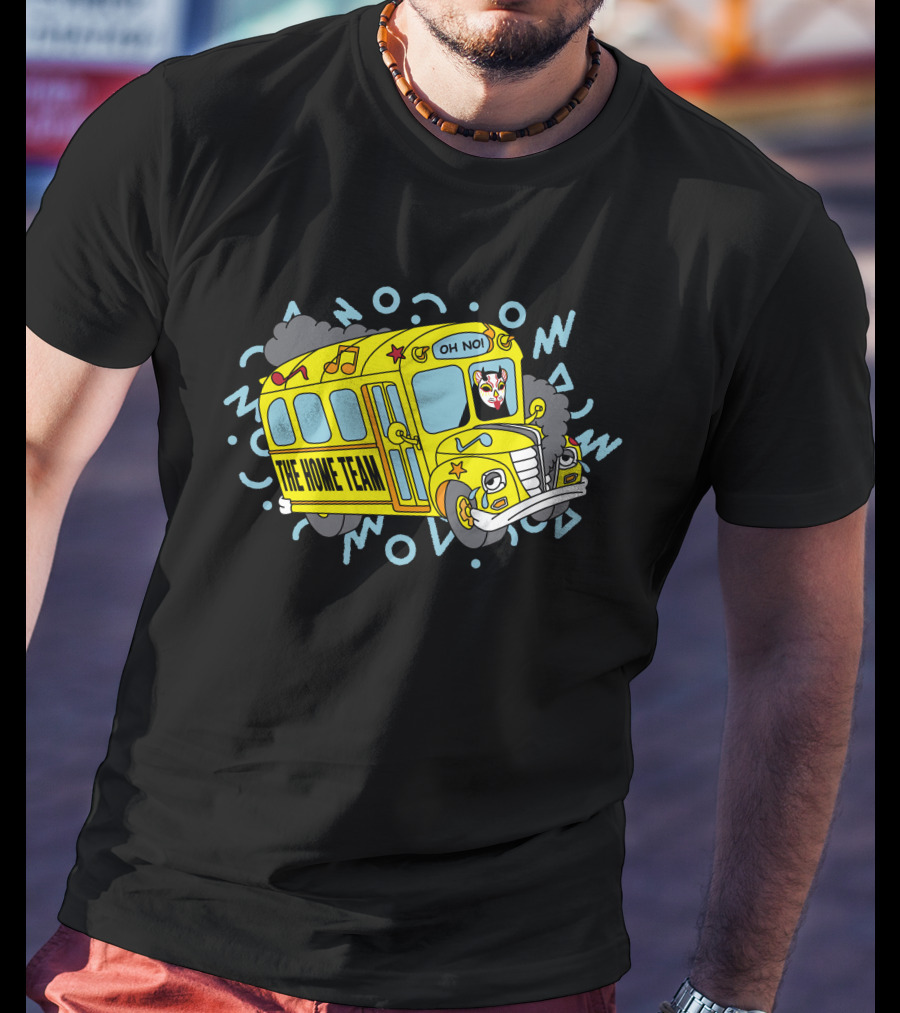 The Home Team Oh No Van Repair Benefit Music Bus T-Shirt