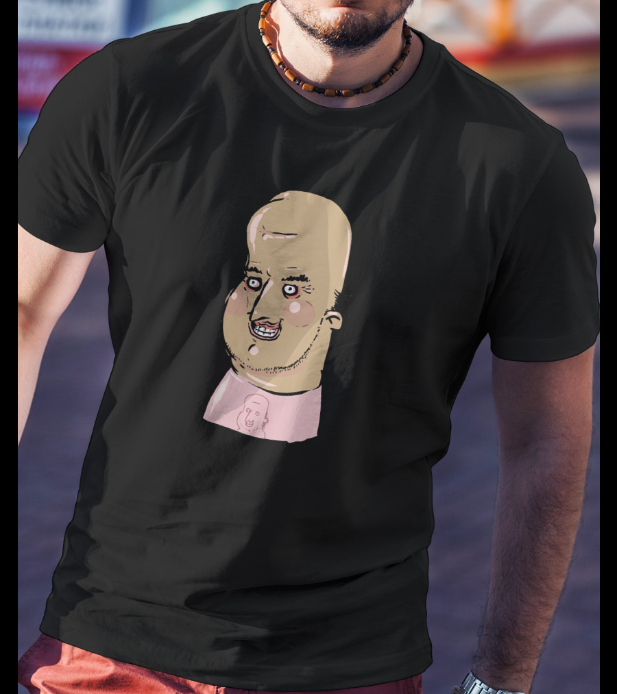 Zogi Corp Store The Critique Jhonen Vasquez Andrew Bell Character With Cartoon Face T-Shirt