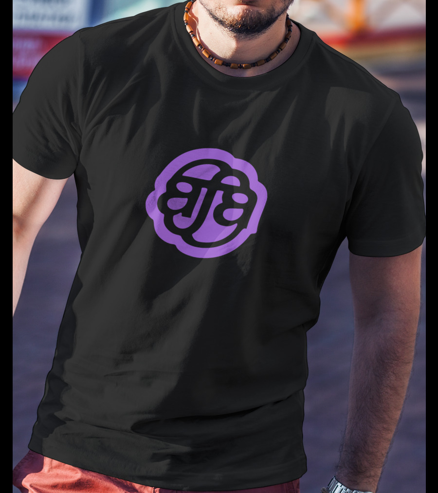 Laura Packard Association Of Flight Attendants AFA-CWA Black And Purple T-Shirt