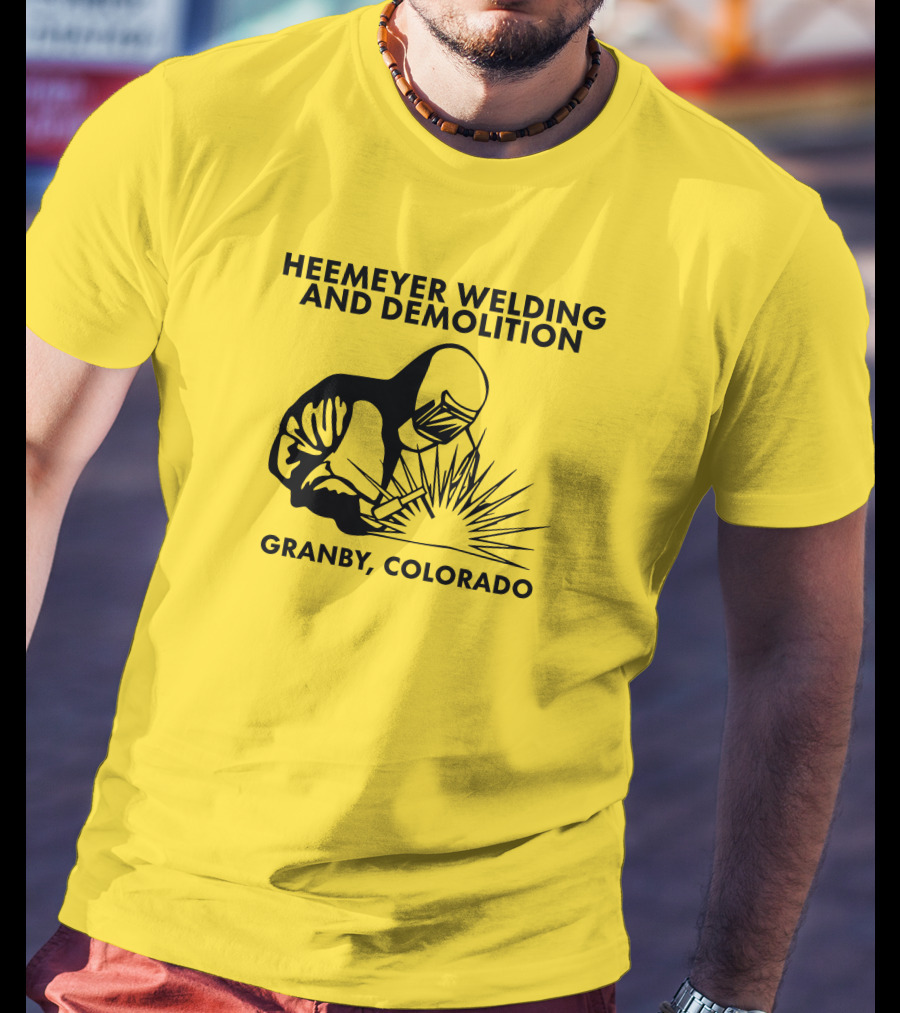 Heemeyer Welding And Demolition Granby Colorado Iconic Welder T-Shirt