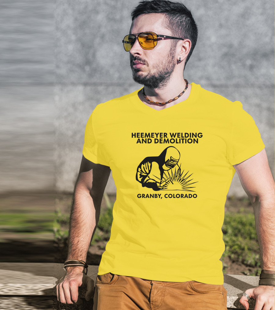 Heemeyer Welding And Demolition Granby Colorado Iconic Welder T-Shirt