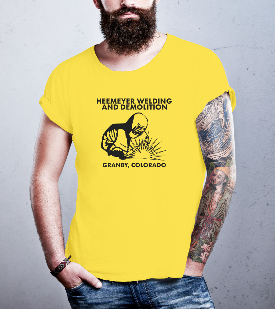 Heemeyer Welding And Demolition Granby Colorado Iconic Welder T-Shirt