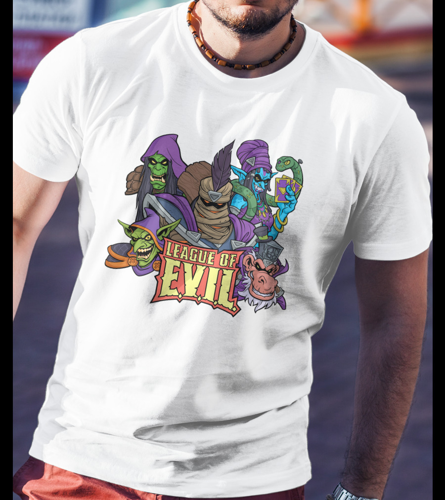 League Of Evil Fantasy Villains Assembly T-Shirt