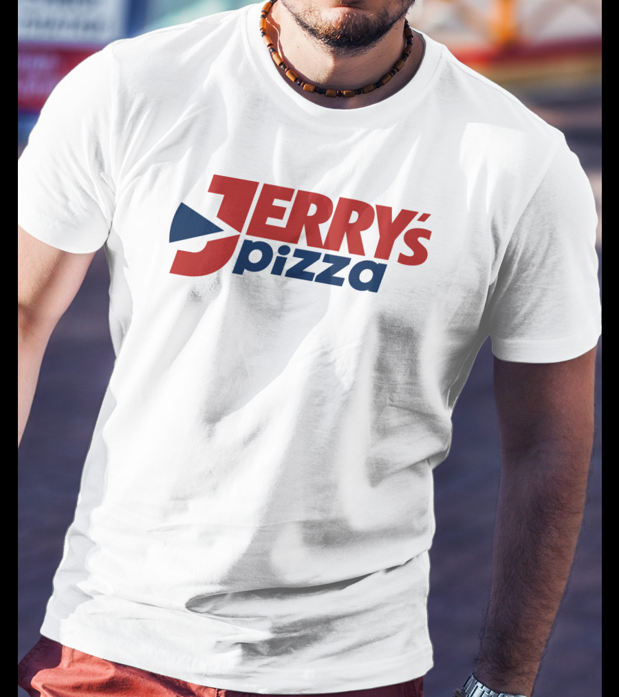 Eric D Jerrys Pizza Logo Design Jerrys Pizza T-Shirt