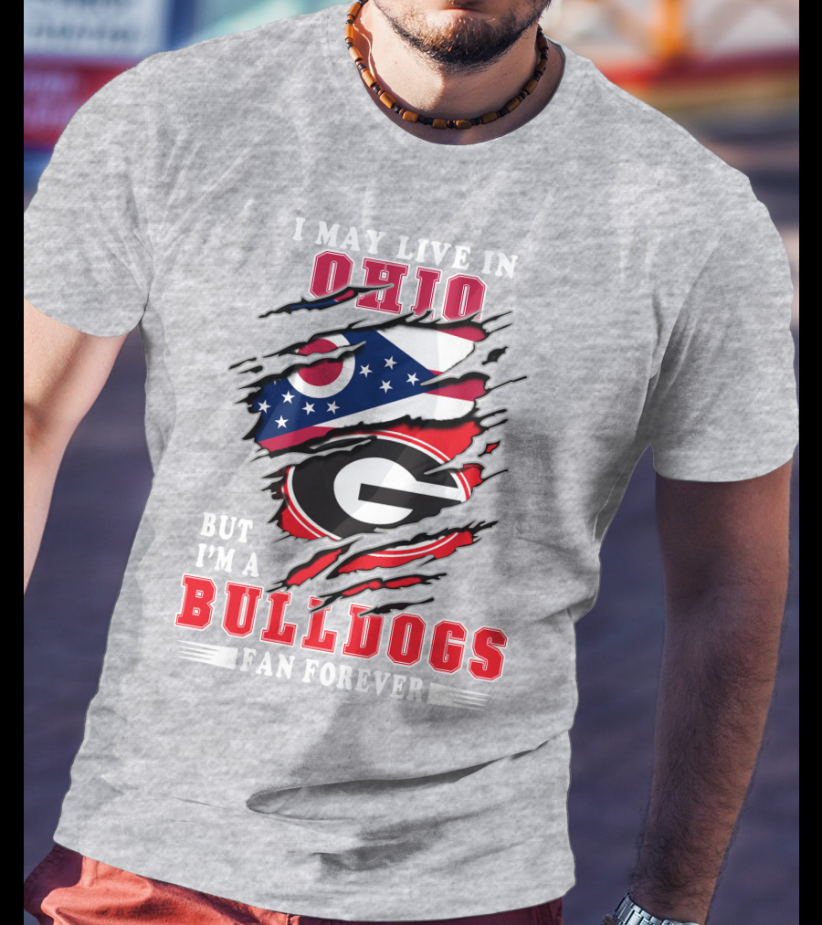Ohio Georgia Bulldogs Fan Forever T-Shirt