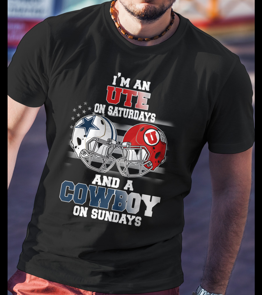 I'm An Ute On Saturdays And A Cowboy On Sundays T-Shirt