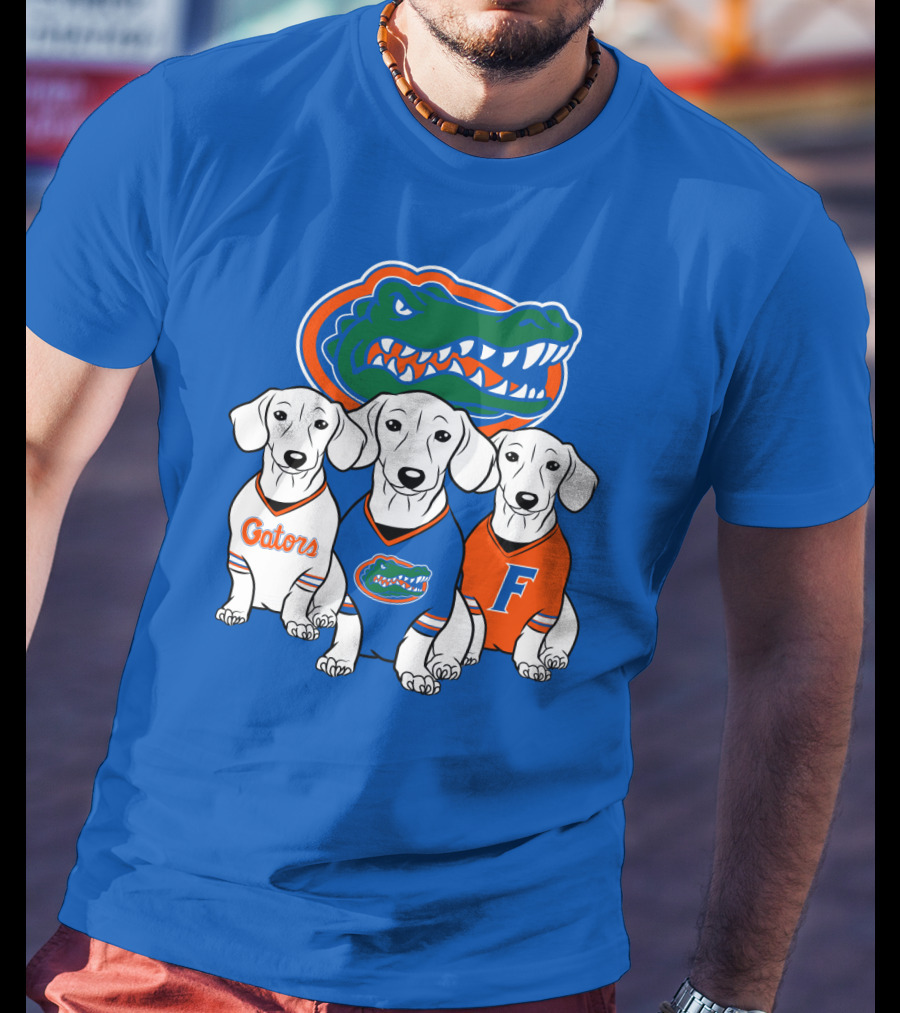 Florida Gators Dachshund Dogs T-Shirt