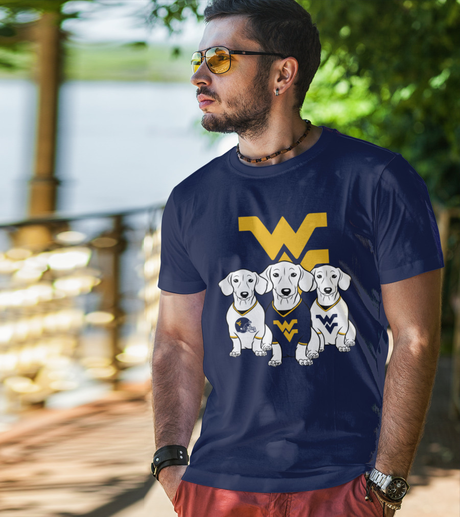 Wvu Mountaineers Dogs T-Shirt