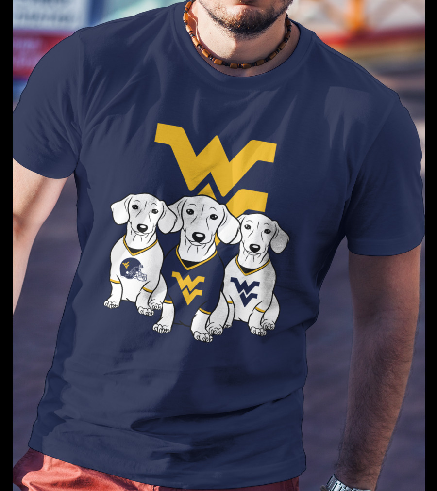 Wvu Mountaineers Dogs T-Shirt