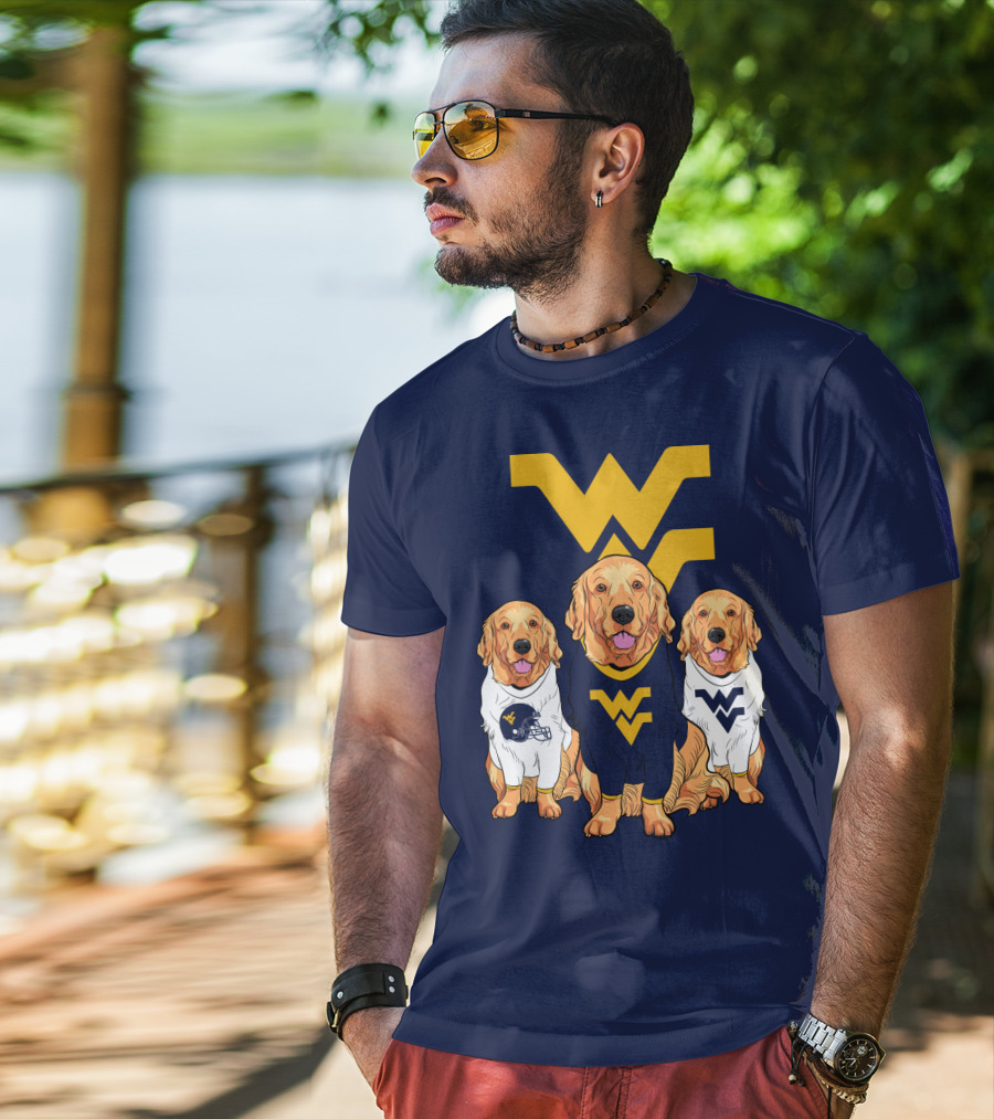 Wv Golden Retrievers In Team Gear T-Shirt