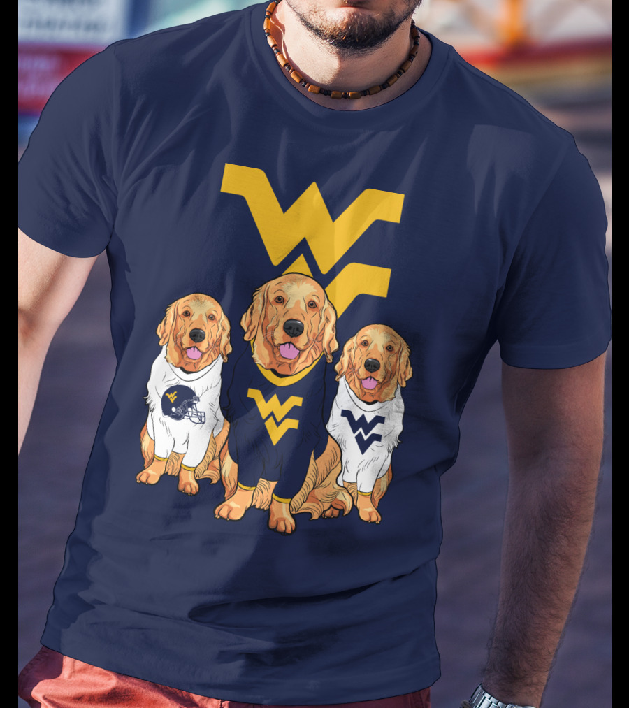Wv Golden Retrievers In Team Gear T-Shirt
