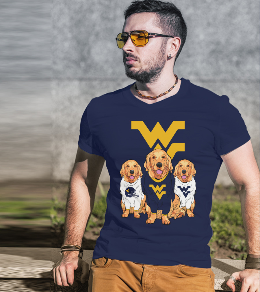 Wv Golden Retrievers In Team Gear T-Shirt