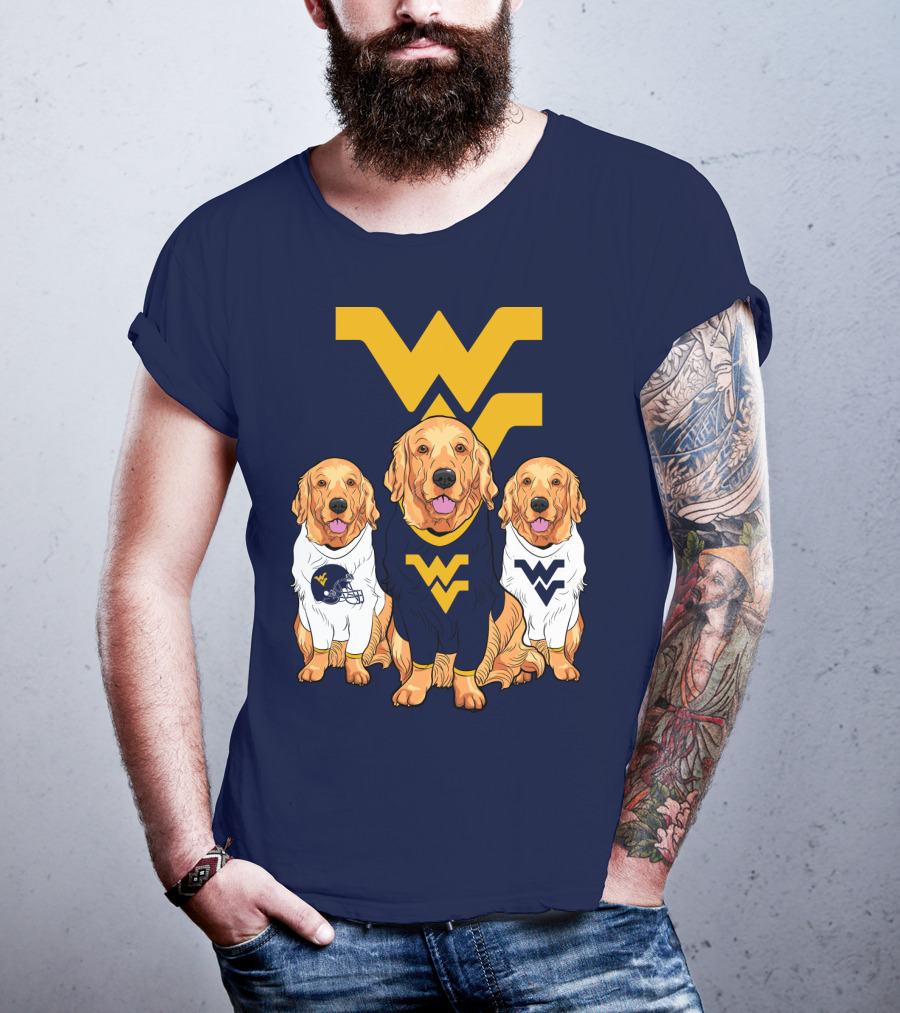Wv Golden Retrievers In Team Gear T-Shirt